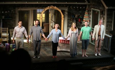 Matt Dellapina, Ken Barnett, Linda Lavin, Jennifer Westfeldt, Matt Dickson and Richar Photo