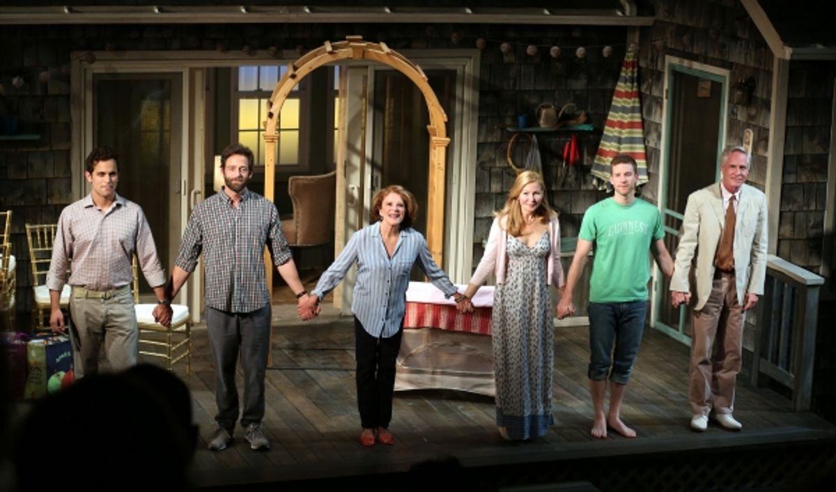 Matt Dellapina, Ken Barnett, Linda Lavin, Jennifer Westfeldt, Matt Dickson and Richard Bekins  at 