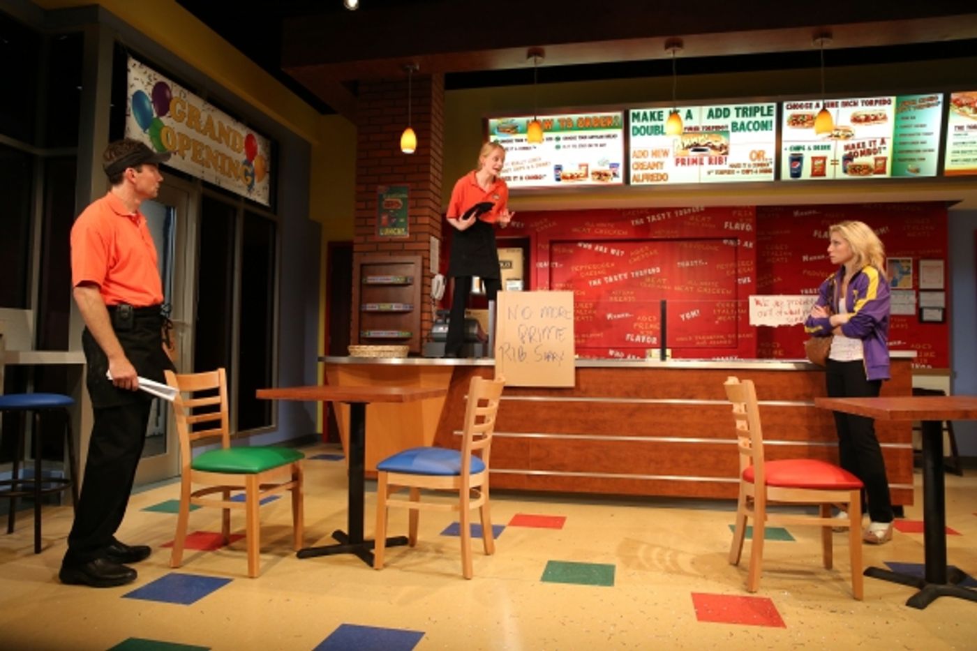 Photo Flash: First Look at Jerry O'Connell, Ari Graynor & More in Second Stage's AMERICAN HERO  Image