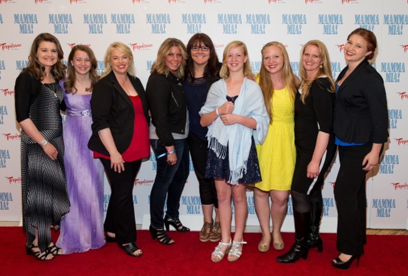 Photo Flash: Cast of MAMMA MIA! Celebrates Opening Night at New Tropicana Las Vegas  Image