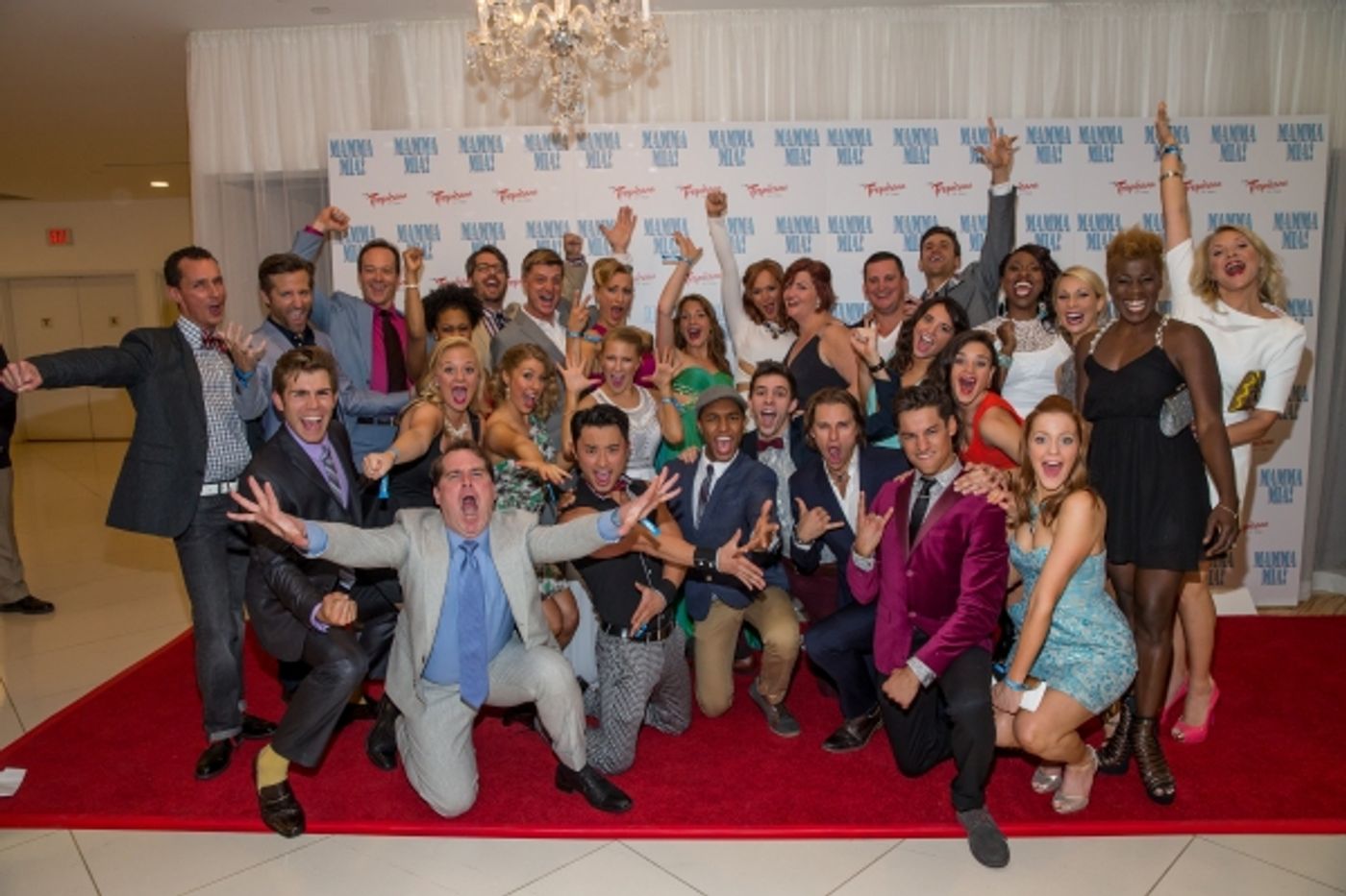 Photo Flash: Cast of MAMMA MIA! Celebrates Opening Night at New Tropicana Las Vegas  Image