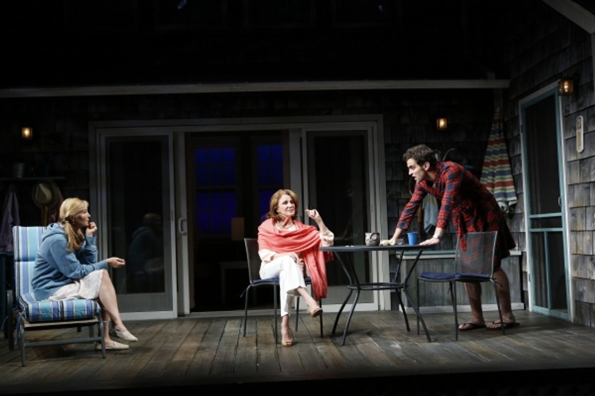 Jennifer Westfeldt, Linda Lavin and Matt Dellapina at 