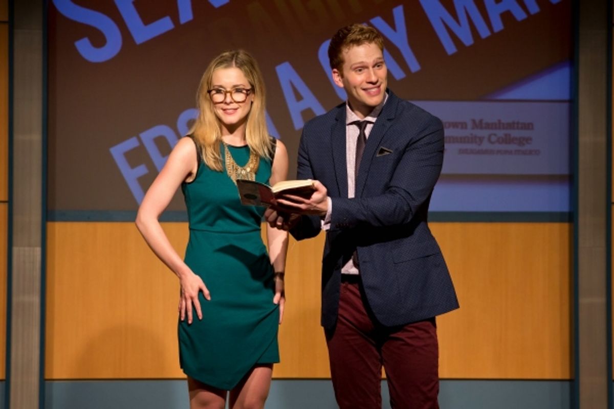 Rachel Moulton (Robyn) and Grant MacDermott (Dan)  at 