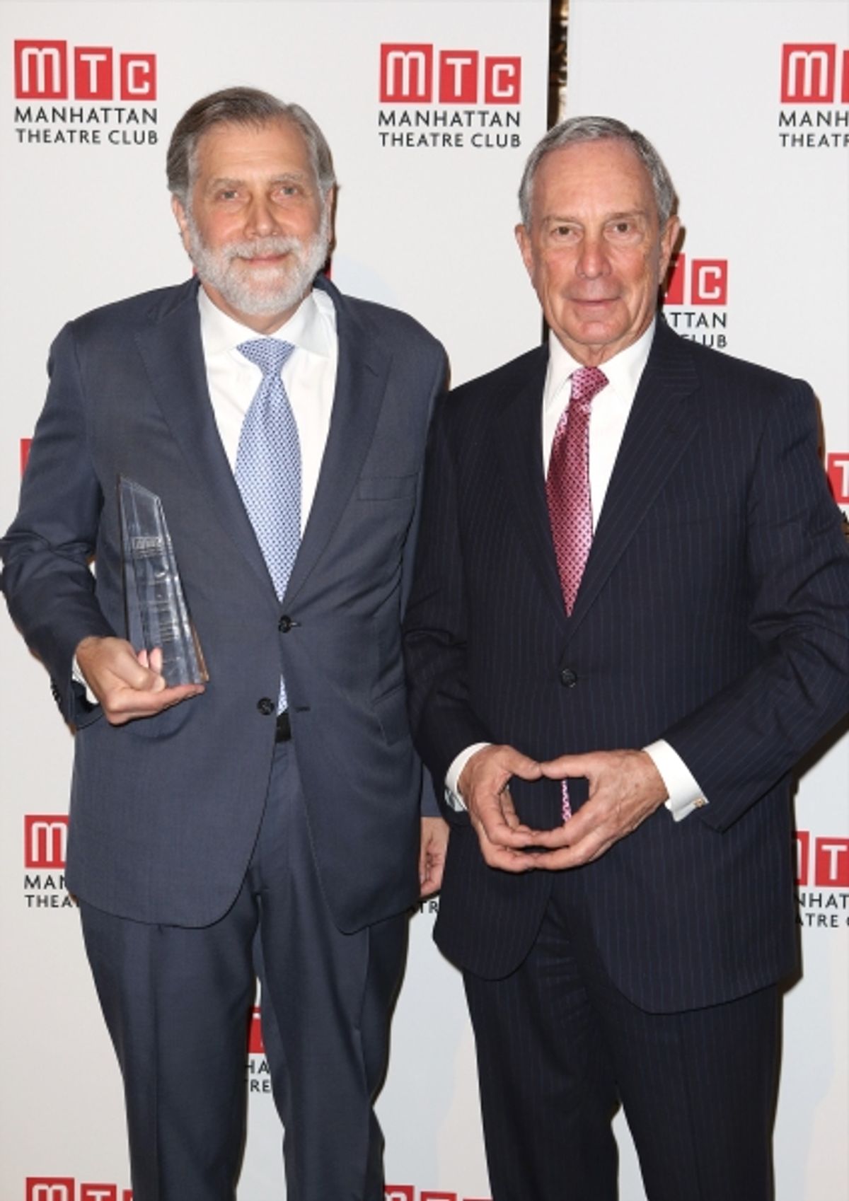 Tom Secunda and Michael Bloomberg  at 