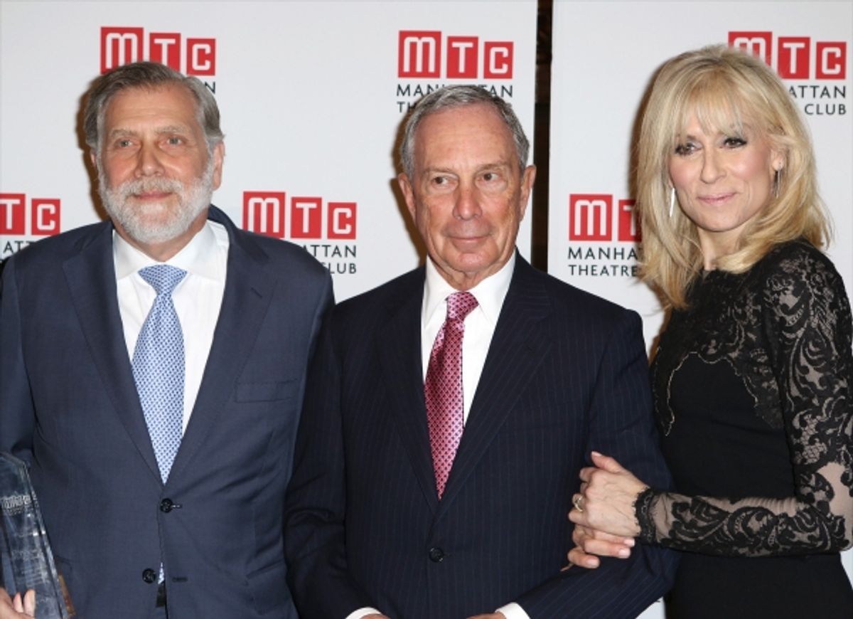 Tom Secunda, Michael Bloomberg and Judith Light  at 