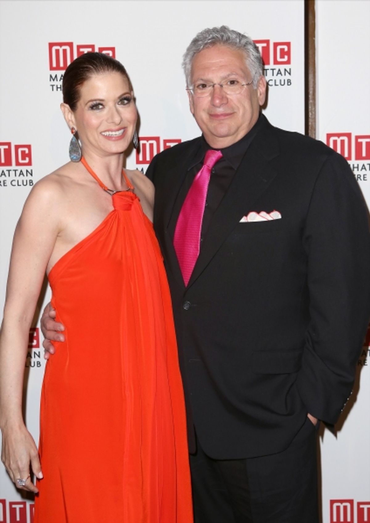 Debra Messing and Harvey Fierstein at 