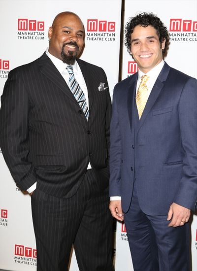 James Monroe Iglehart and Adam Jacobs  Photo
