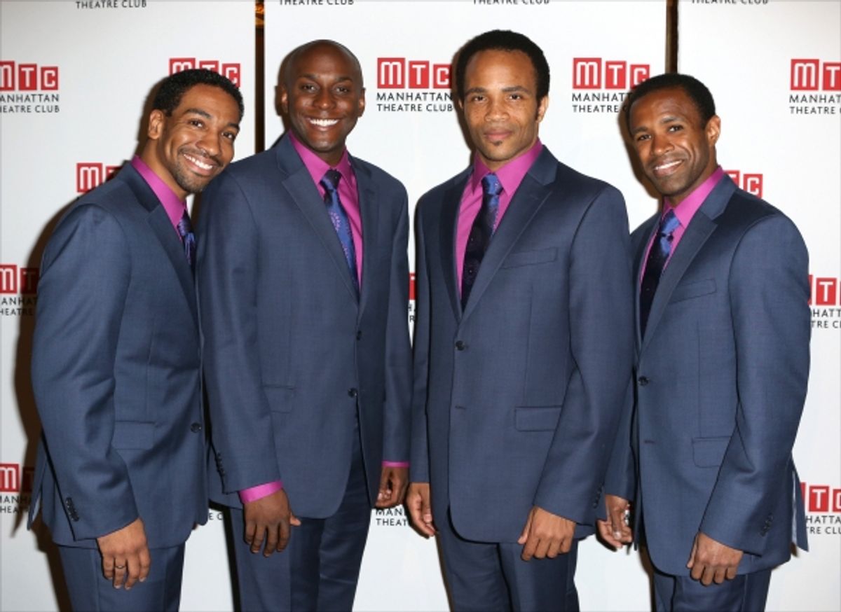 ''Beautiful'' cast members: E. Clayton Cornelius, Douglas Lyons, James Harkness and Alan Wiggins   at 