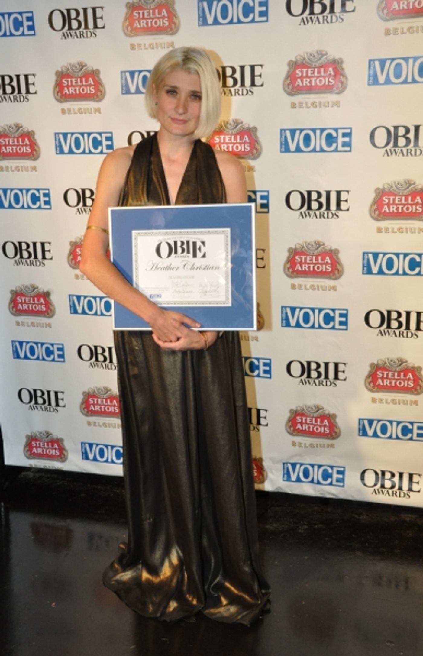 Photo Coverage: Obie Award Winners Celebrate Backstage!  Image