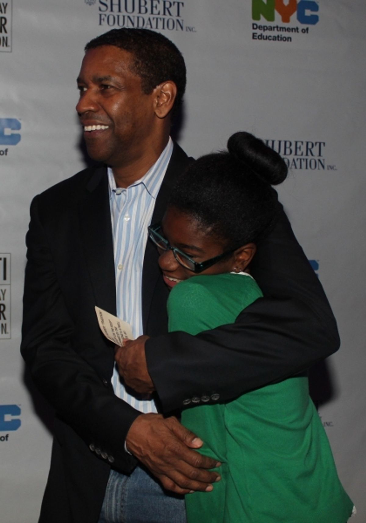 Denzel Washington and Soraya Jean-Baptiste at 