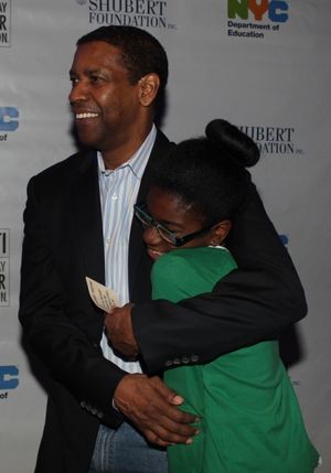 Denzel Washington and Soraya Jean-Baptiste @ BroadwayWorld Denzel Washington and Soraya Jean-Baptiste Photo