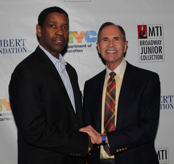 Denzel Washington and Freddie Gershon   Photo