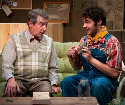(L to R): David Stahl and Stephen Mercantel in Austin Playhouse''s production of THE  Photo