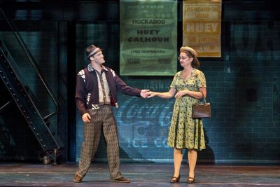 Joey Elrose as Huey and Pat Sibley as Mama Photo
