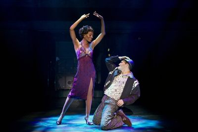 Jasmin Richardson as Felicia and Joey Elrose as Huey Photo