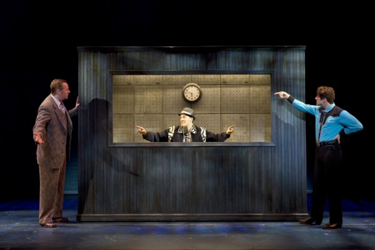 D. Scott Withers as Mr. Simmons, Joey Elrose as Huey and Daniel S. Hines as Buck Wiley at 