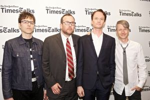 Stephen Trask, New York Times chief film critic A. O. Scott, Neil Patrick Harris and John Cameron Mitchell @ BroadwayWorld Stephen Trask, New York Times chief film critic A. O. Scott, Neil Patrick Harris and Photo