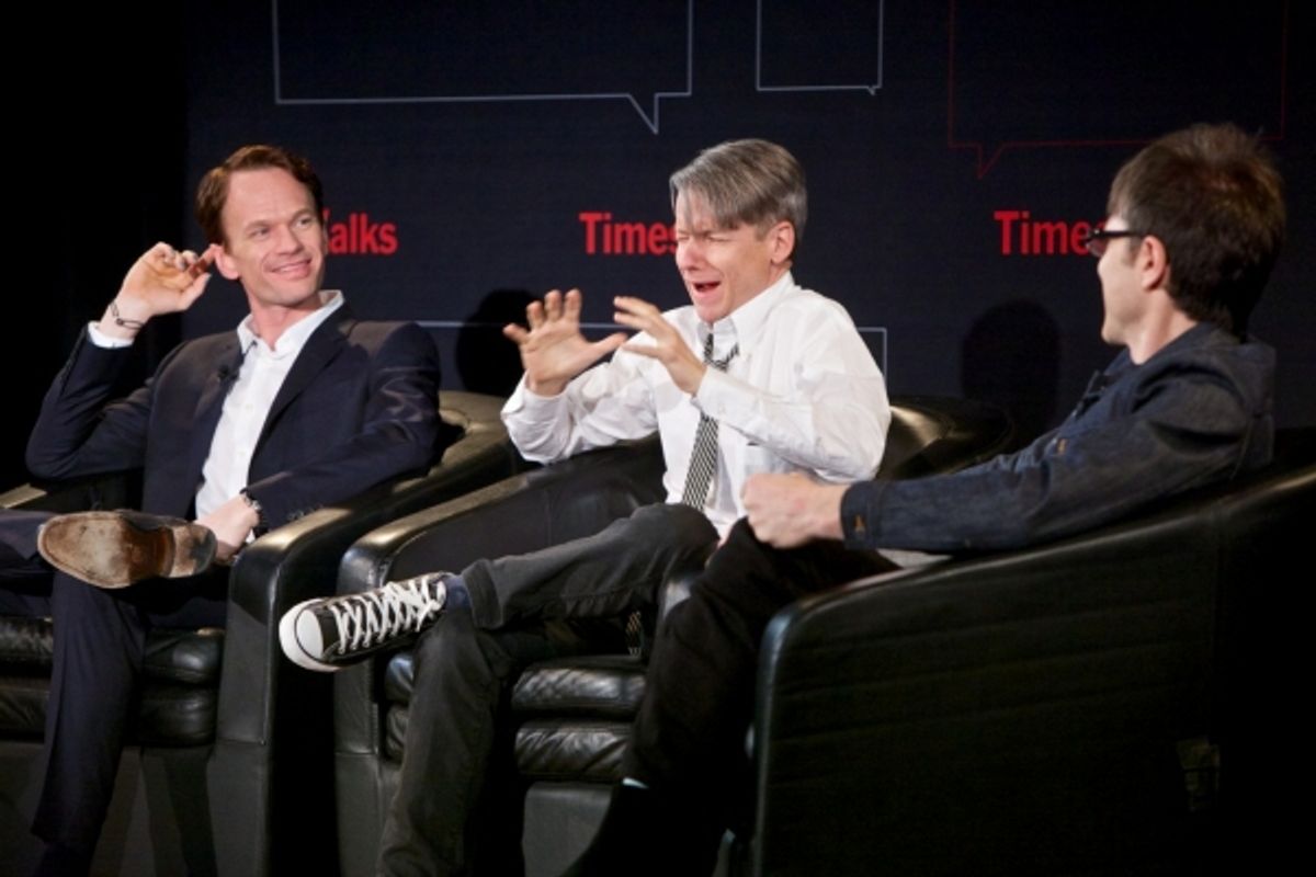 Neil Patrick Harris, John Cameron Mitchell and Stephen Trask at 