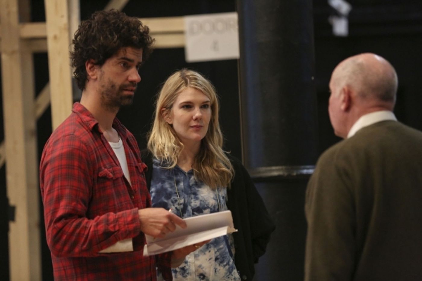 Photo Flash: In Rehearsal with Lily Rabe, Hamish Linklater, Brian Stokes Mitchell & More for The Public's MUCH ADO ABOUT NOTHING Image