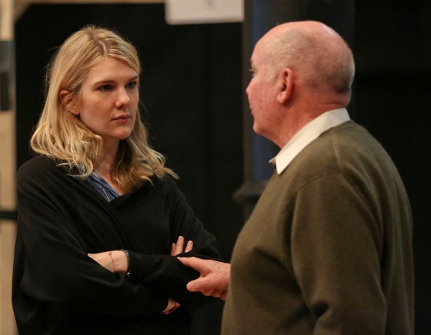 Photo Flash: In Rehearsal with Lily Rabe, Hamish Linklater, Brian Stokes Mitchell & More for The Public's MUCH ADO ABOUT NOTHING Image