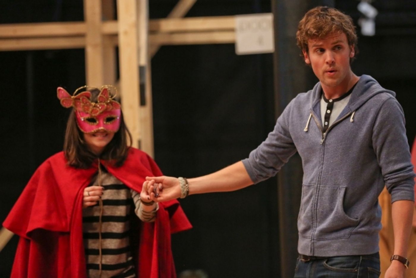 Photo Flash: In Rehearsal with Lily Rabe, Hamish Linklater, Brian Stokes Mitchell & More for The Public's MUCH ADO ABOUT NOTHING Image