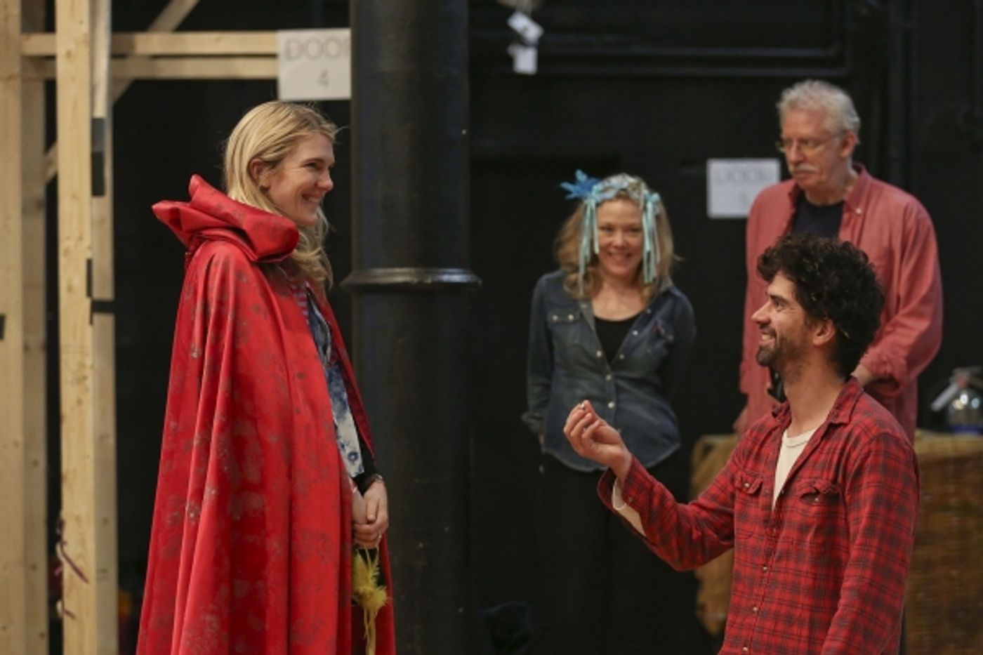 Photo Flash: In Rehearsal with Lily Rabe, Hamish Linklater, Brian Stokes Mitchell & More for The Public's MUCH ADO ABOUT NOTHING Image
