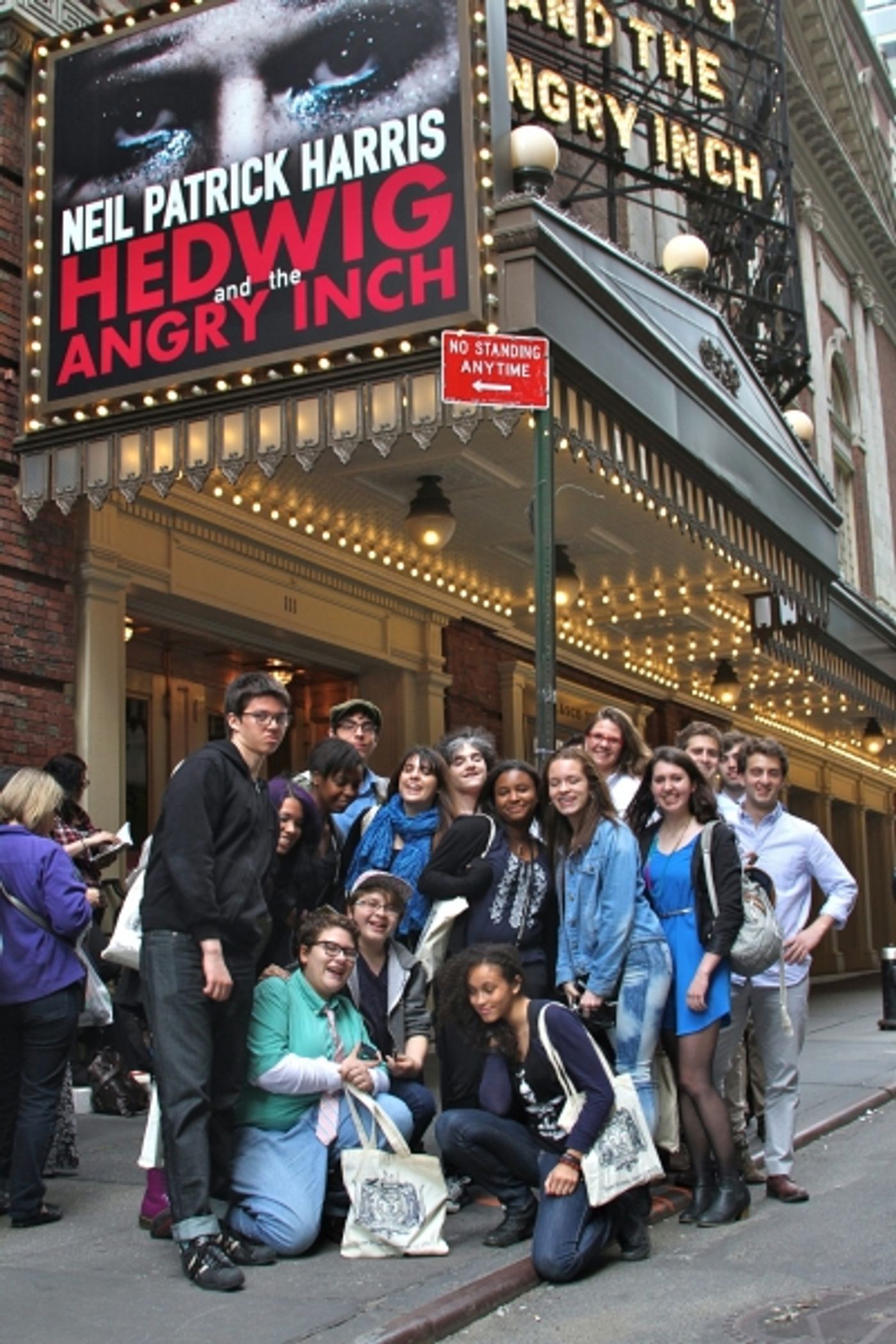 Photo Flash: Quest To Learn High Schoolers Meet Hasty Pudding Members and HEDWIG Creatives Photo Flash: Quest To Learn High Schoolers Meet Hasty Pudding Members and HEDWIG Creatives Image