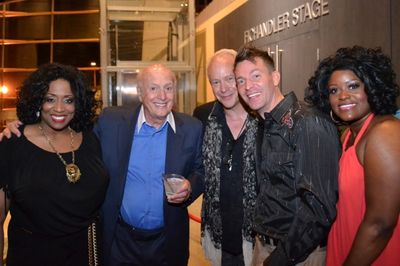 E. Faye Butler, Songwriter Mike Stoller, Director Andy Johnson and Cast Members Levi  Photo