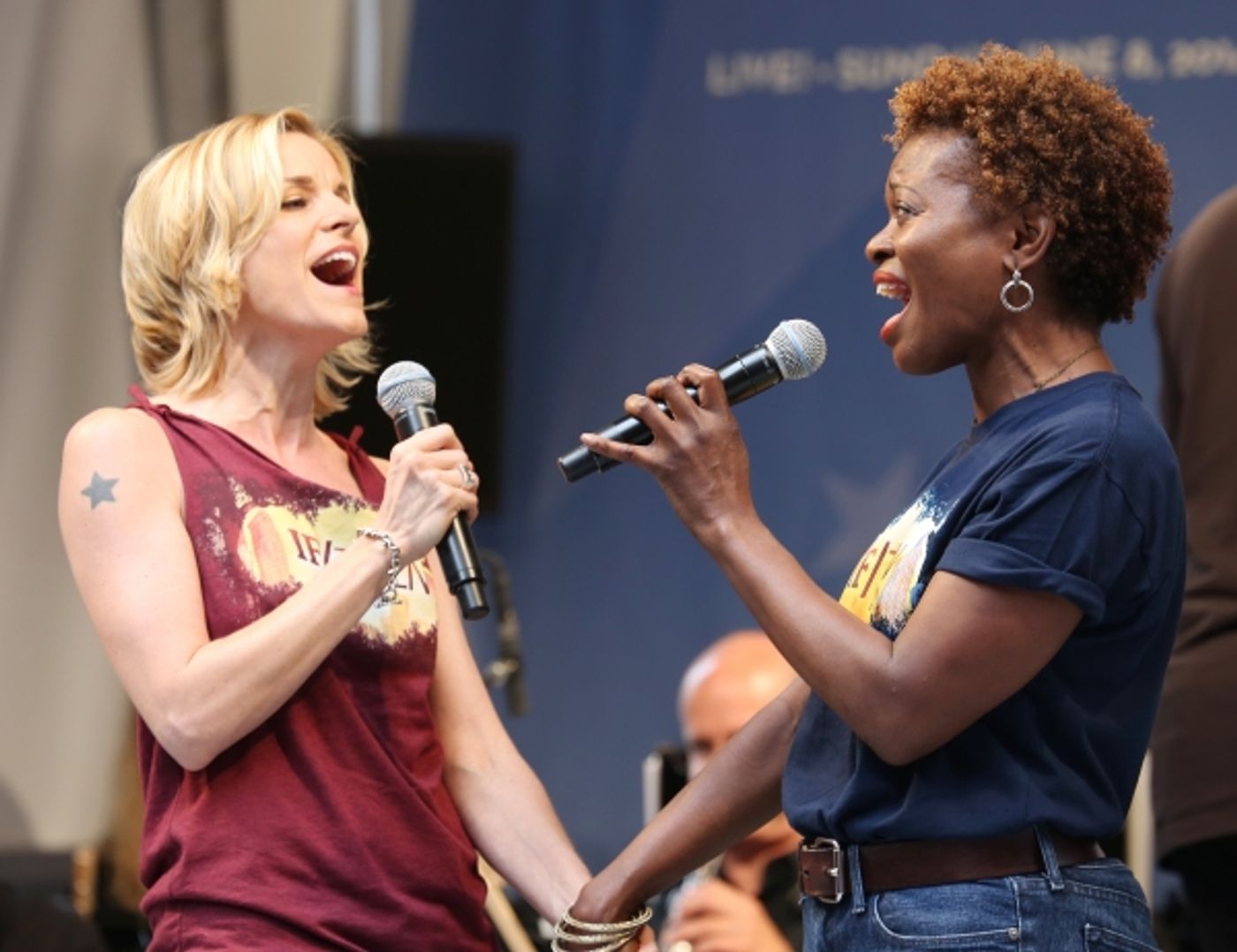 Photo Coverage: Broadway Unites! Casts of BEAUTIFUL, ROCKY, CABARET & More Perform at STARS IN THE ALLEY  Image