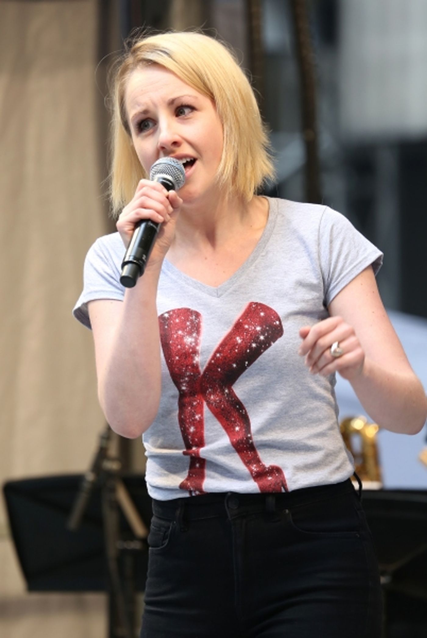 Photo Coverage: Broadway Unites! Casts of BEAUTIFUL, ROCKY, CABARET & More Perform at STARS IN THE ALLEY  Image