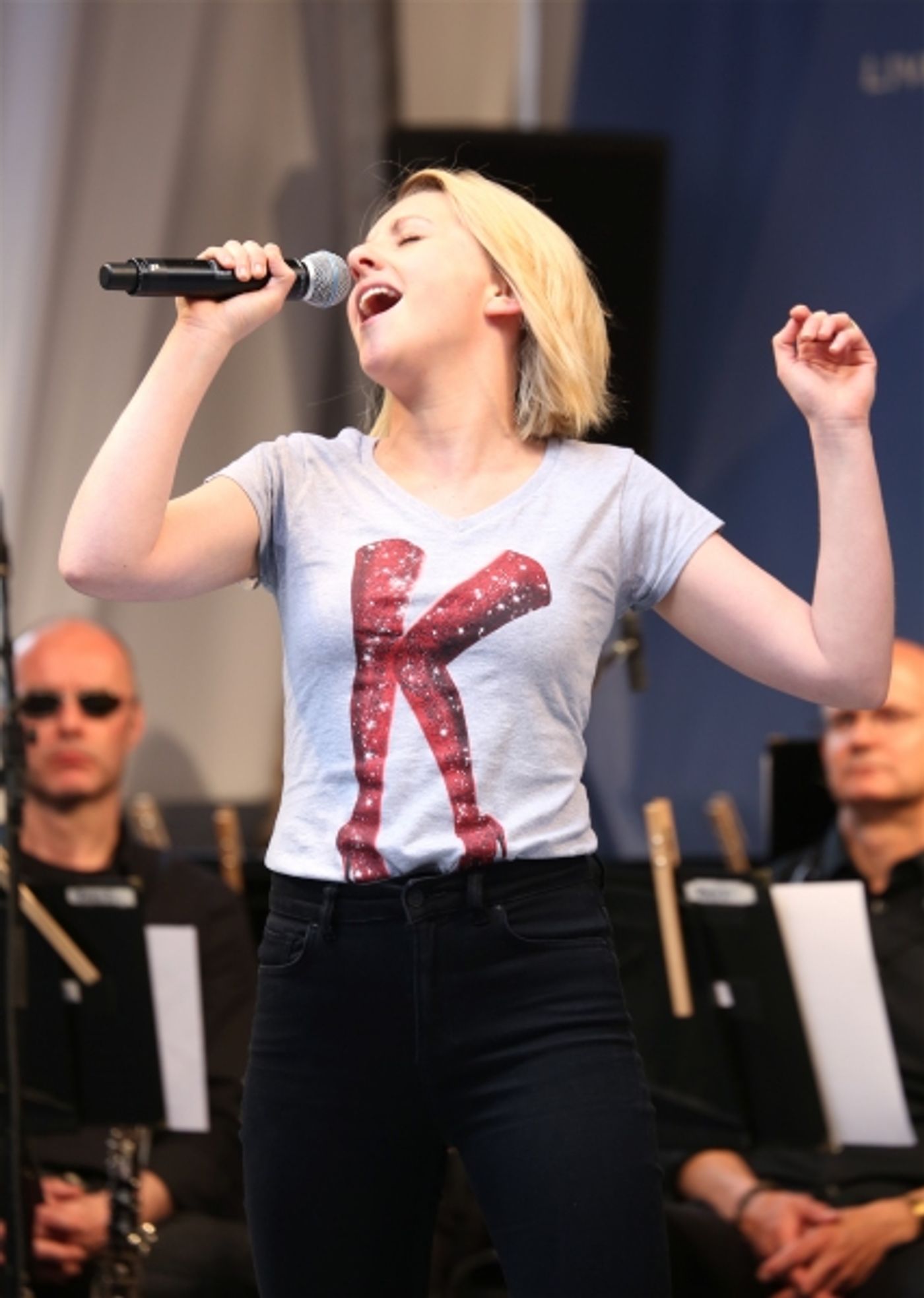 Photo Coverage: Broadway Unites! Casts of BEAUTIFUL, ROCKY, CABARET & More Perform at STARS IN THE ALLEY  Image