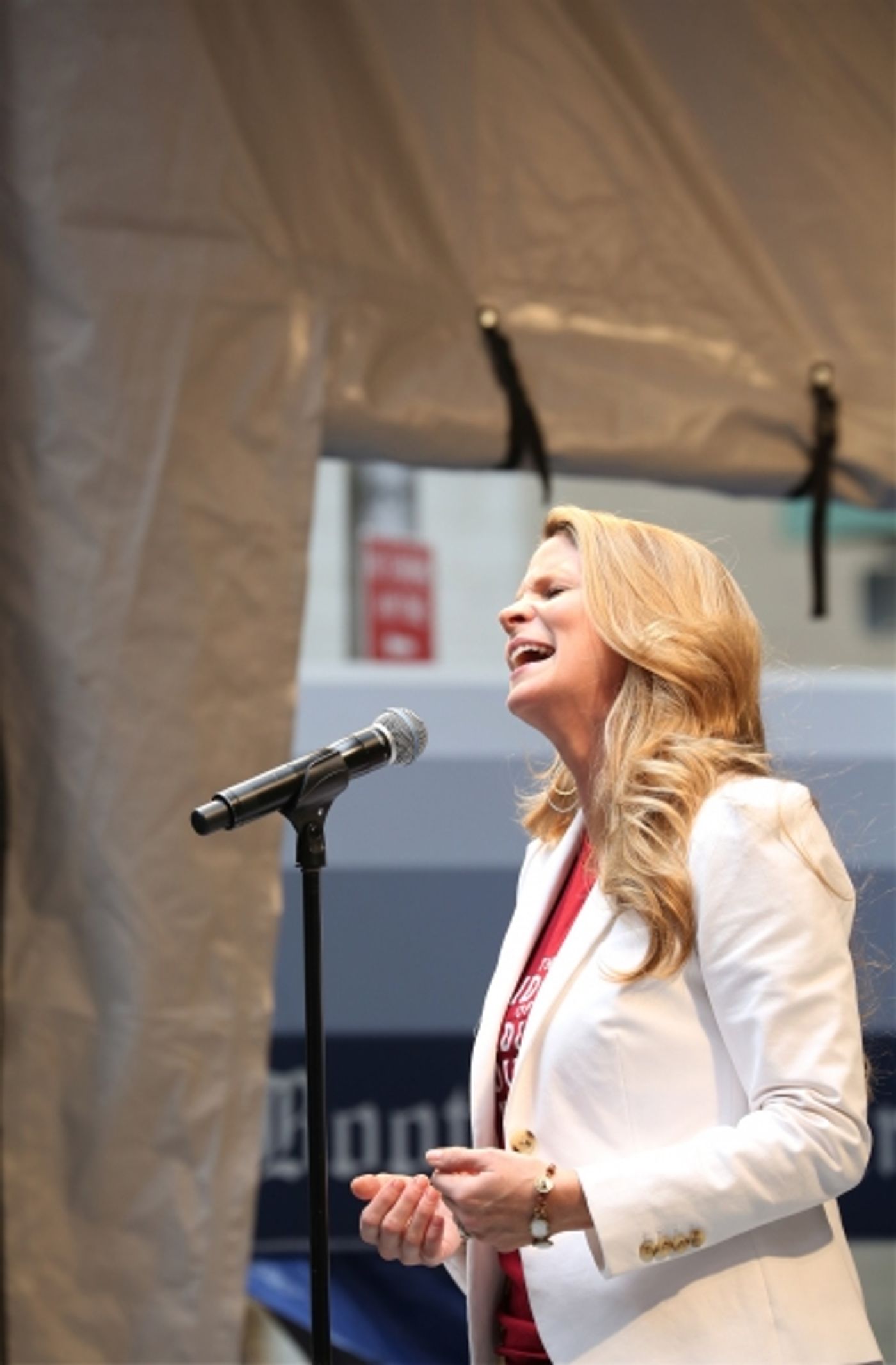 Photo Coverage: Broadway Unites! Casts of BEAUTIFUL, ROCKY, CABARET & More Perform at STARS IN THE ALLEY  Image