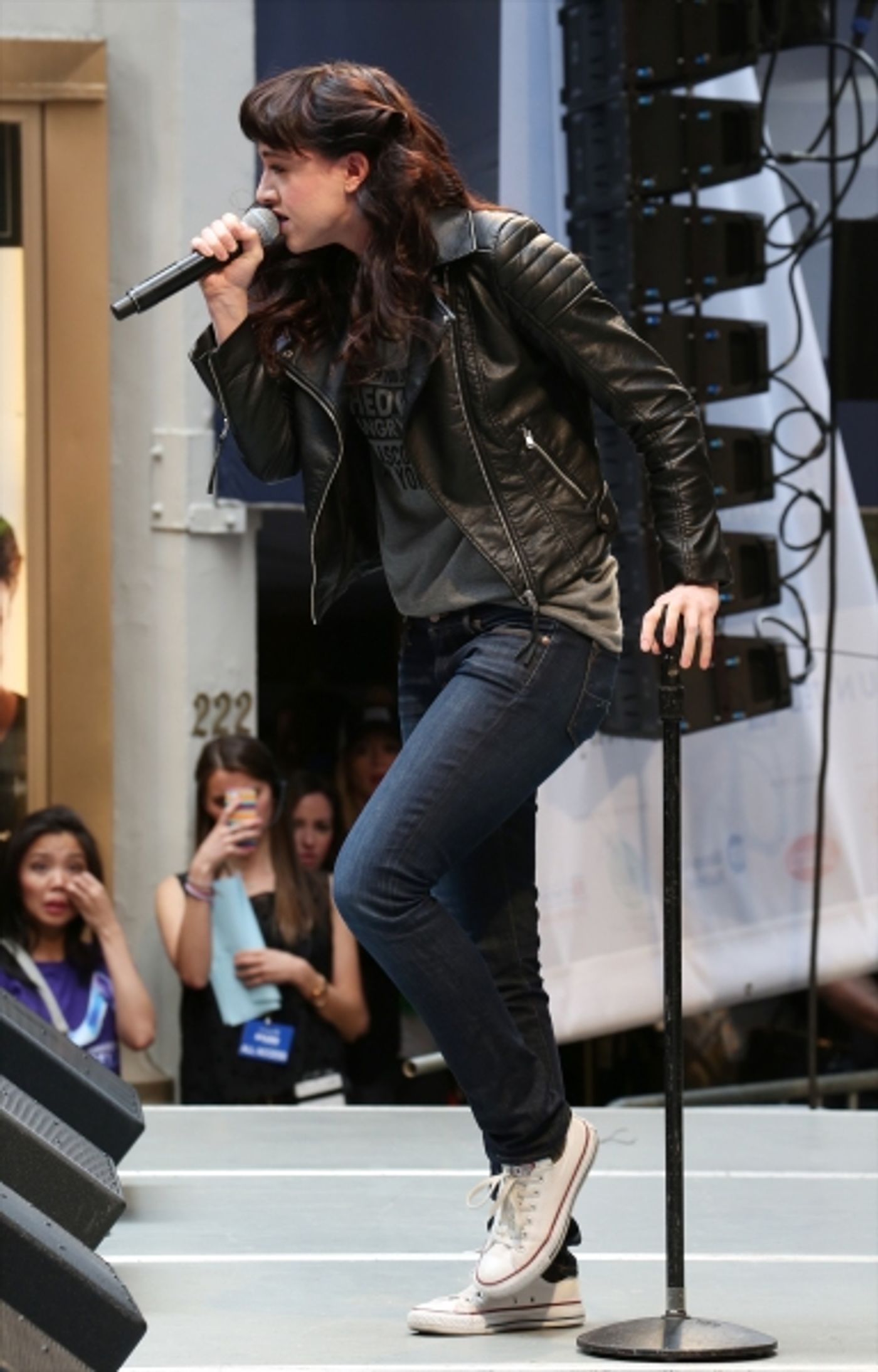 Photo Coverage: Broadway Unites! Casts of BEAUTIFUL, ROCKY, CABARET & More Perform at STARS IN THE ALLEY  Image