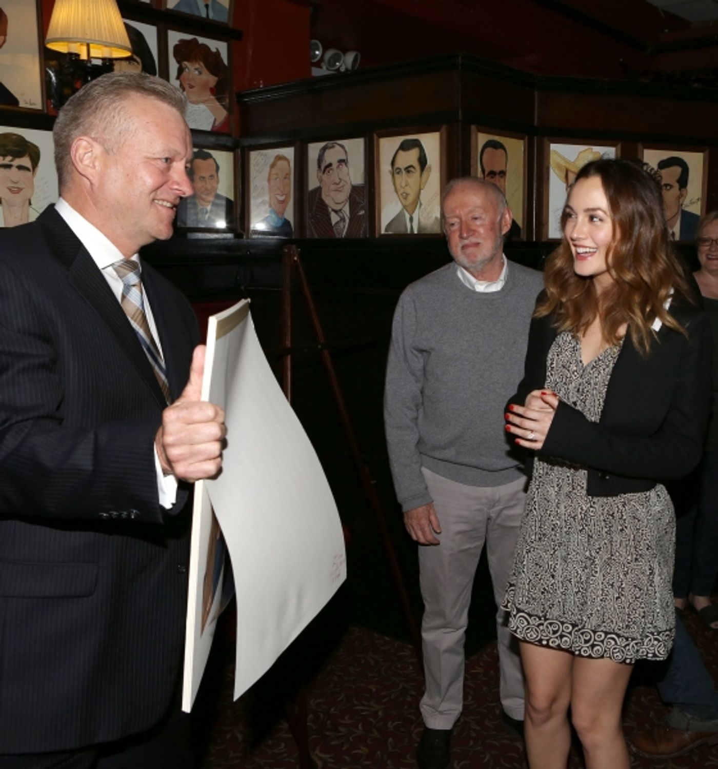 Photo Coverage: OF MICE AND MEN's James Franco, Chris O'Dowd & More Get Sardi's Caricatures  Image
