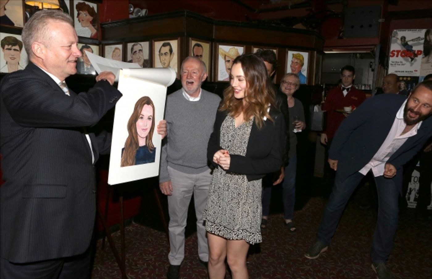 Photo Coverage: OF MICE AND MEN's James Franco, Chris O'Dowd & More Get Sardi's Caricatures  Image