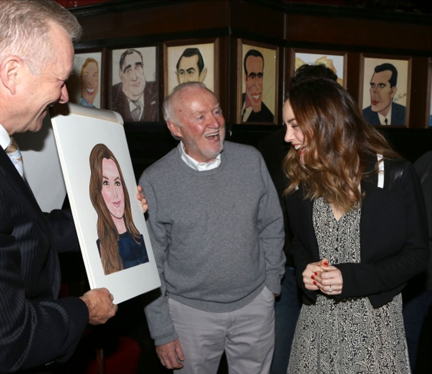 Photo Coverage: OF MICE AND MEN's James Franco, Chris O'Dowd & More Get Sardi's Caricatures  Image