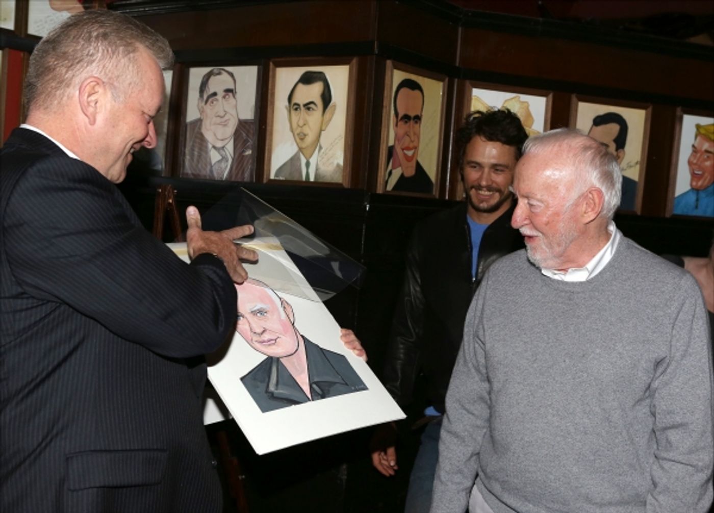 Photo Coverage: OF MICE AND MEN's James Franco, Chris O'Dowd & More Get Sardi's Caricatures  Image