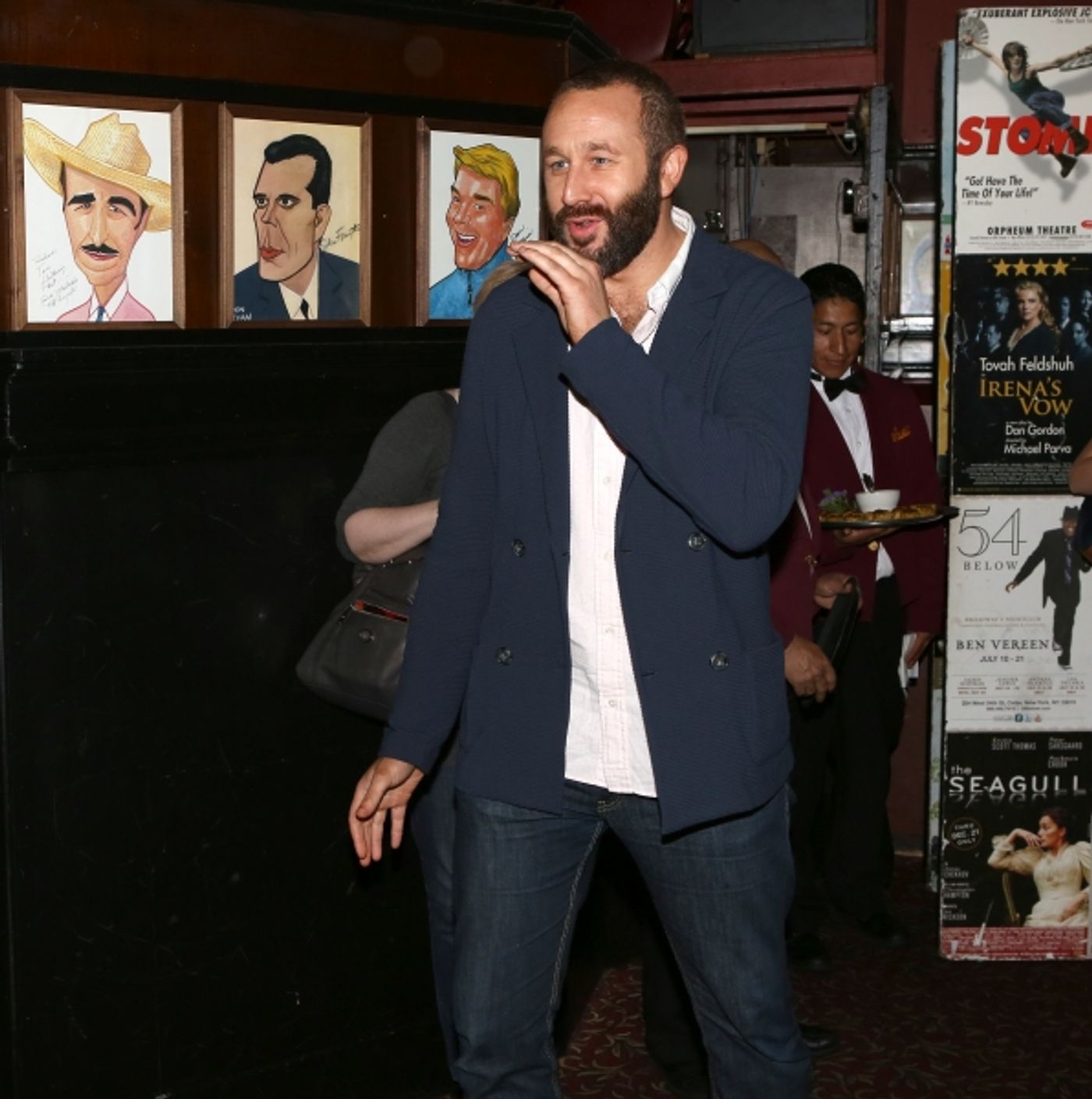 Photo Coverage: OF MICE AND MEN's James Franco, Chris O'Dowd & More Get Sardi's Caricatures  Image
