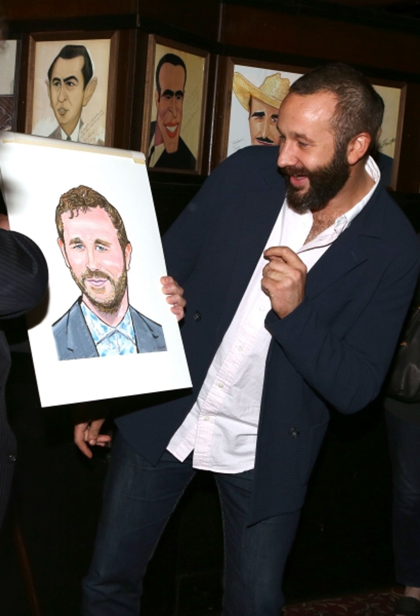Photo Coverage: OF MICE AND MEN's James Franco, Chris O'Dowd & More Get Sardi's Caricatures  Image