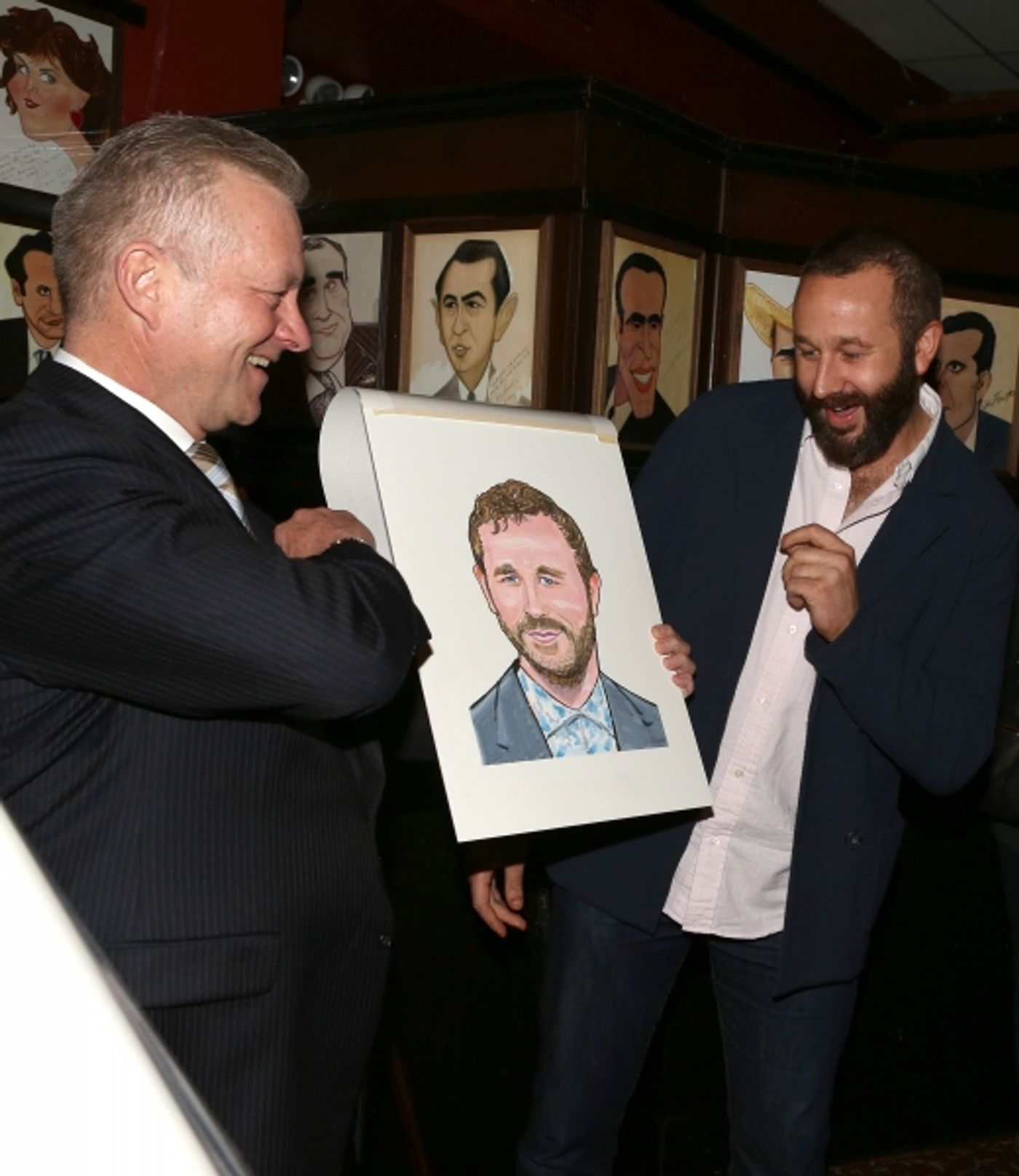 Photo Coverage: OF MICE AND MEN's James Franco, Chris O'Dowd & More Get Sardi's Caricatures  Image