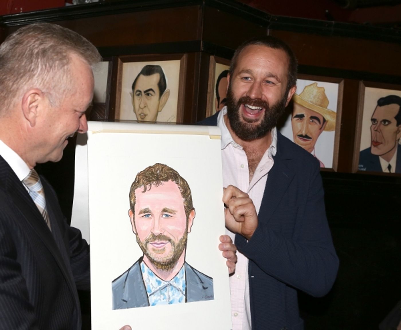 Photo Coverage: OF MICE AND MEN's James Franco, Chris O'Dowd & More Get Sardi's Caricatures  Image