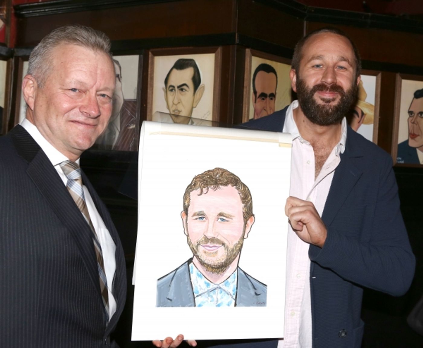 Photo Coverage: OF MICE AND MEN's James Franco, Chris O'Dowd & More Get Sardi's Caricatures  Image