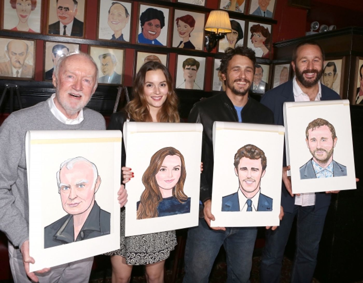 Photo Coverage: OF MICE AND MEN's James Franco, Chris O'Dowd & More Get Sardi's Caricatures  Image