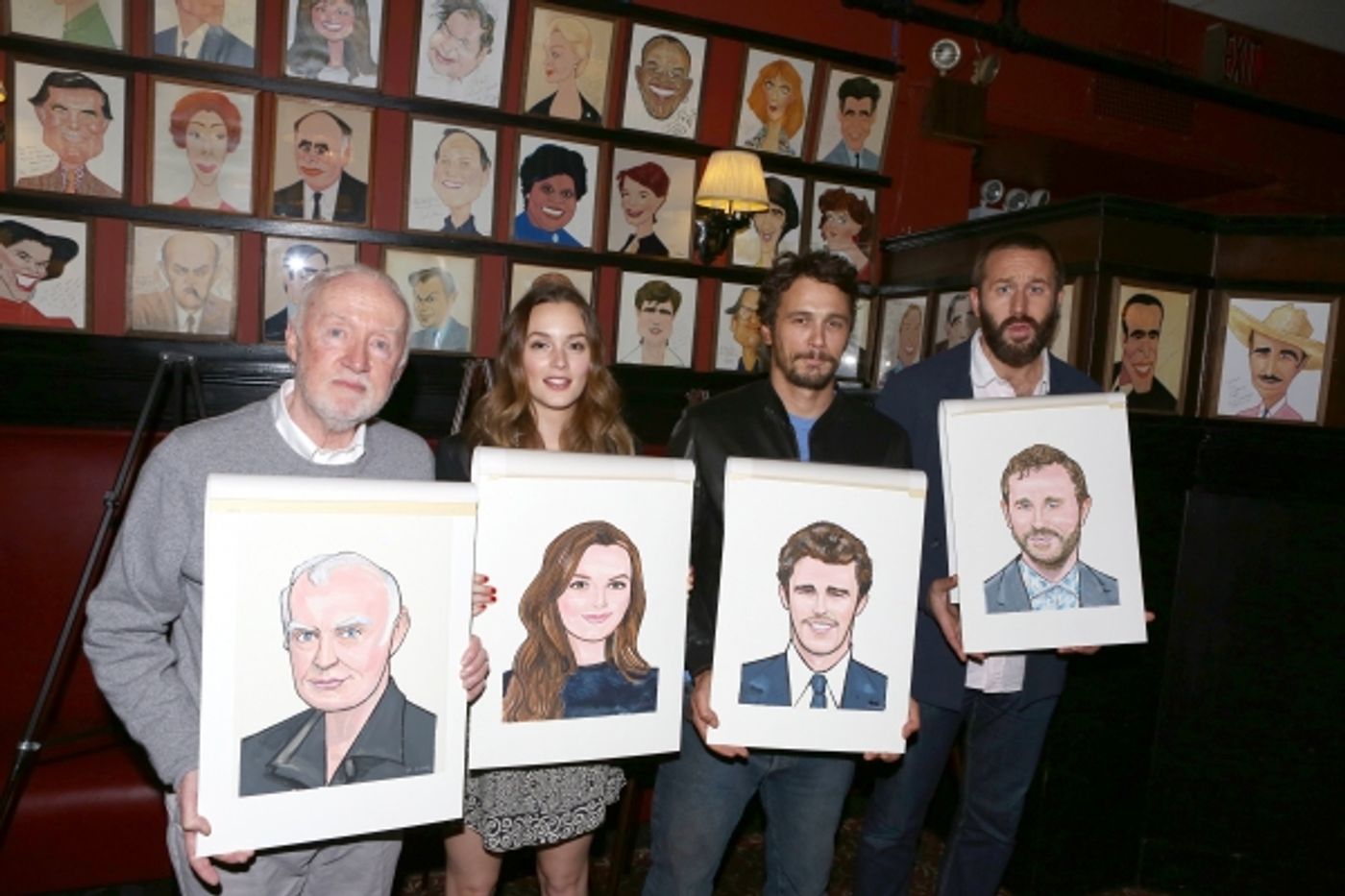 Photo Coverage: OF MICE AND MEN's James Franco, Chris O'Dowd & More Get Sardi's Caricatures  Image