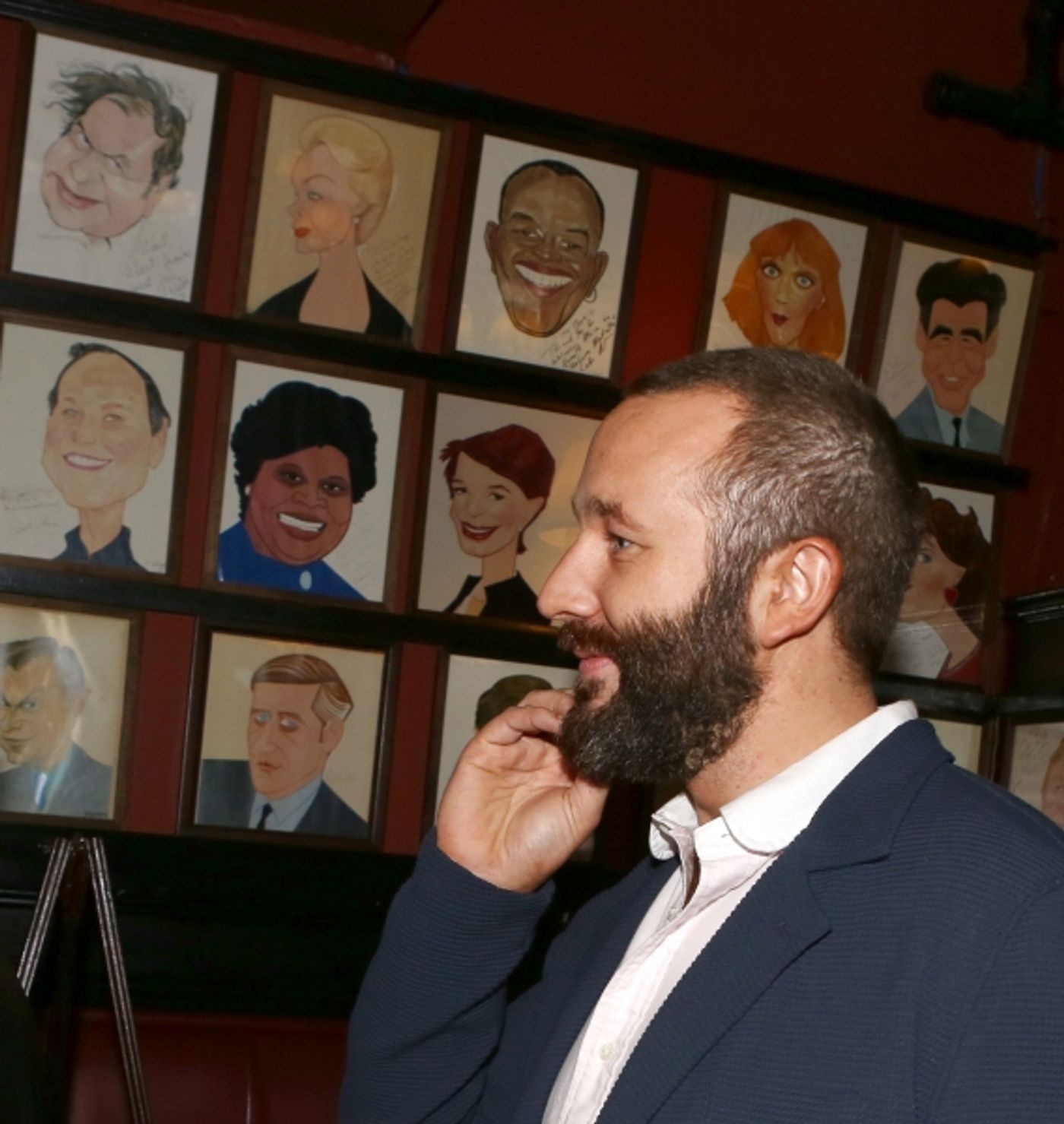 Photo Coverage: OF MICE AND MEN's James Franco, Chris O'Dowd & More Get Sardi's Caricatures  Image