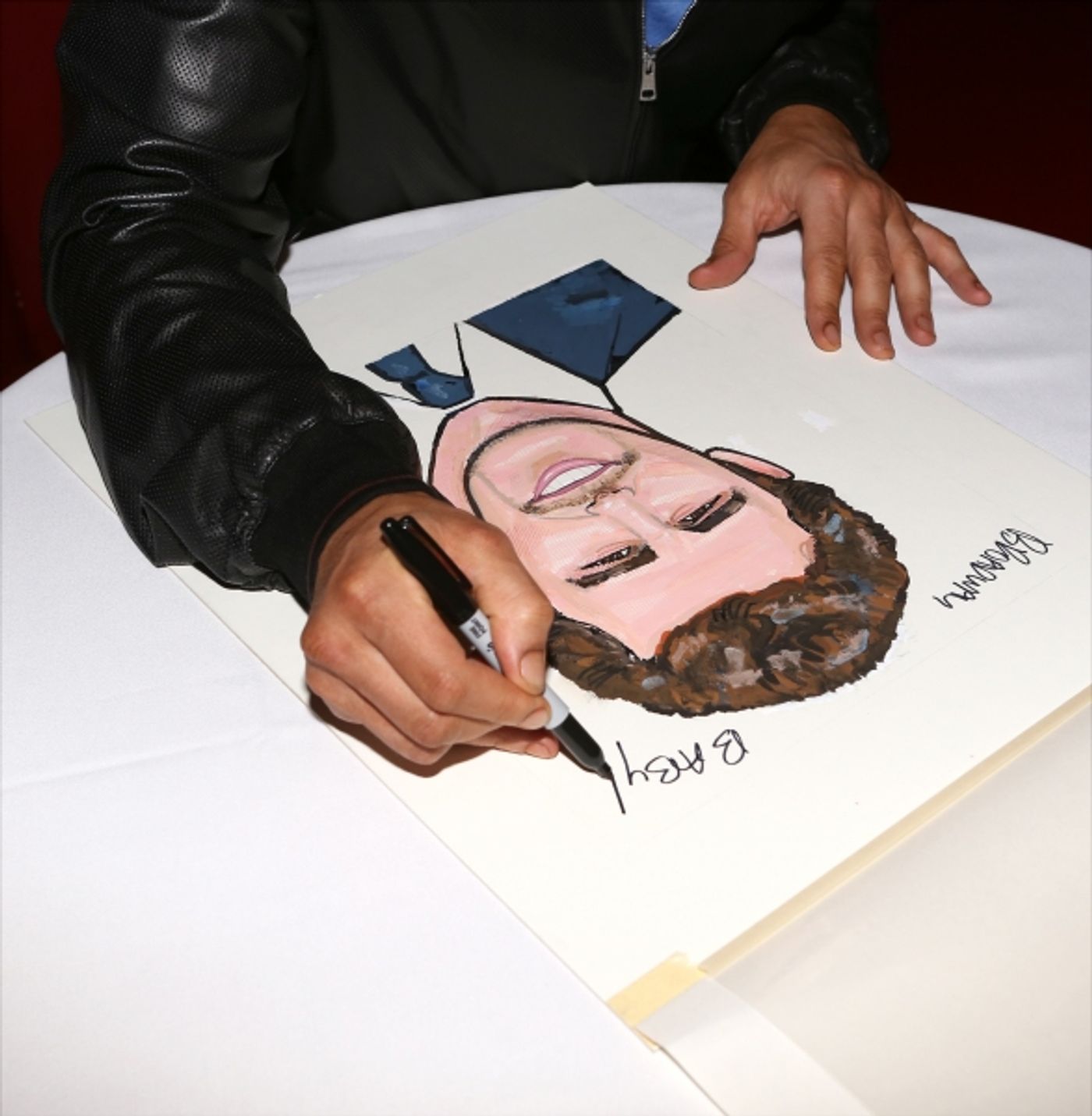 Photo Coverage: OF MICE AND MEN's James Franco, Chris O'Dowd & More Get Sardi's Caricatures  Image