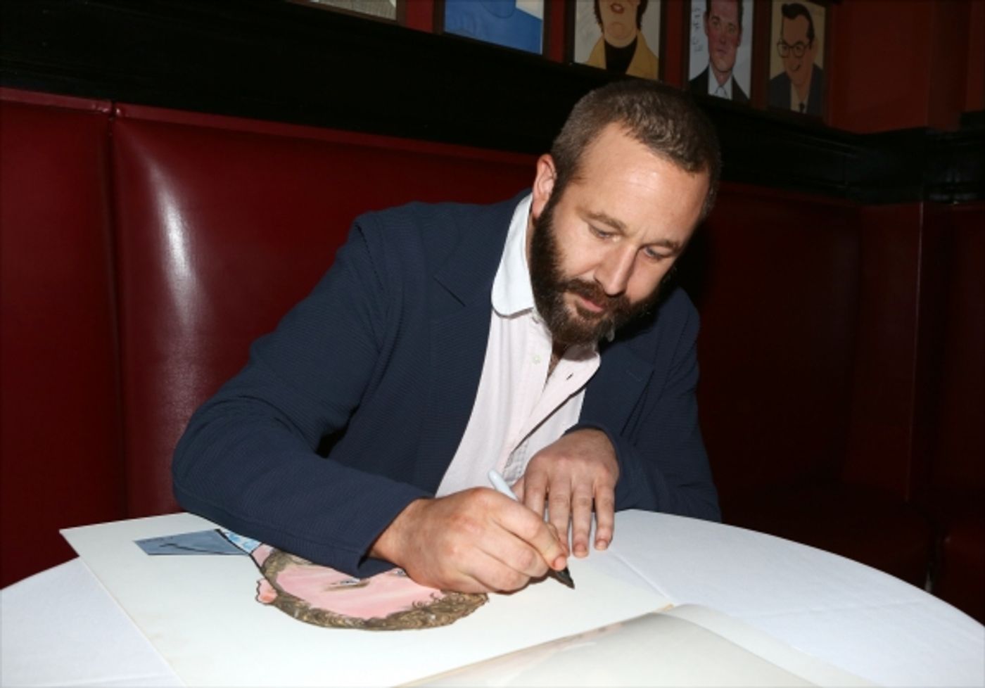 Photo Coverage: OF MICE AND MEN's James Franco, Chris O'Dowd & More Get Sardi's Caricatures  Image
