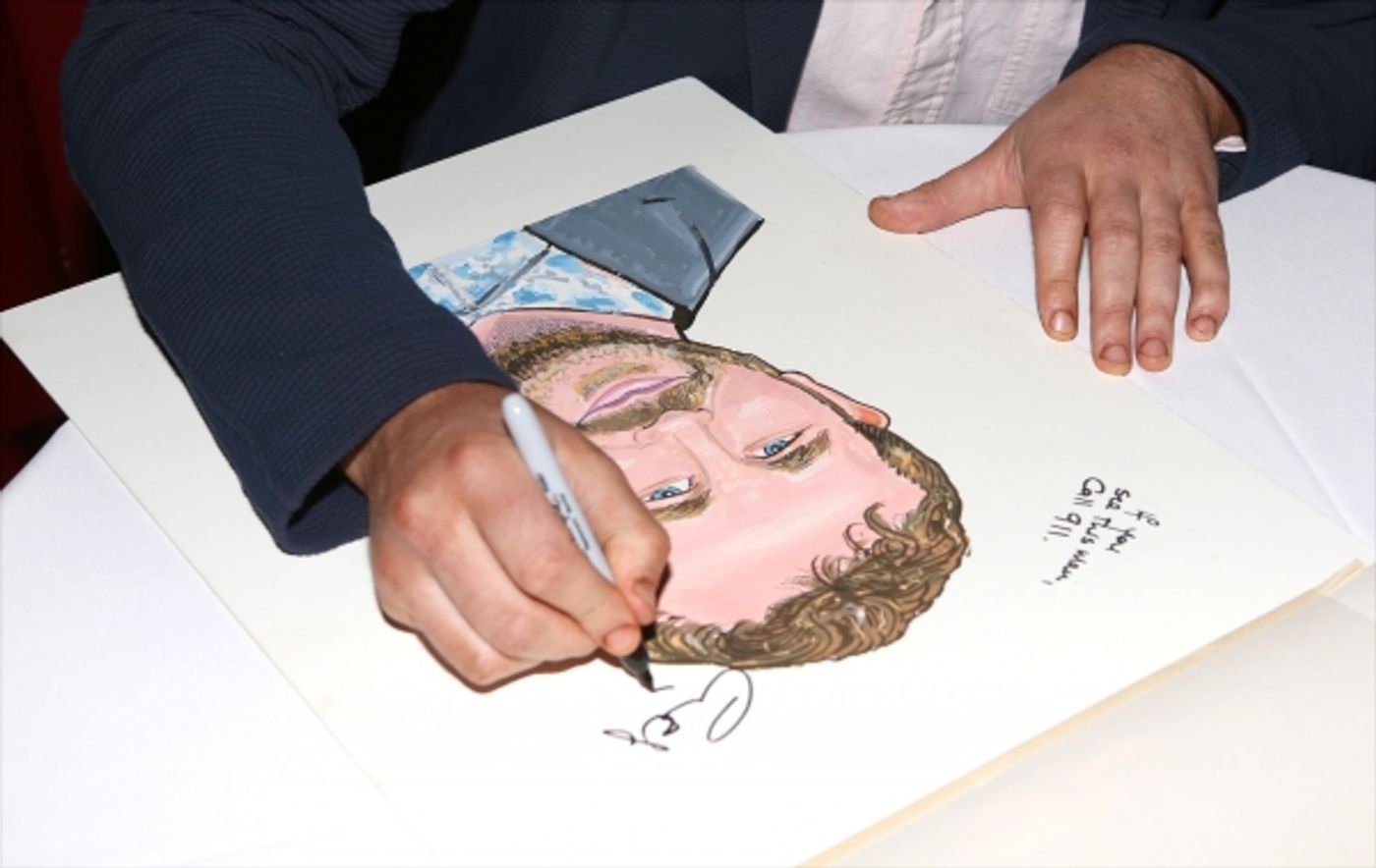 Photo Coverage: OF MICE AND MEN's James Franco, Chris O'Dowd & More Get Sardi's Caricatures  Image