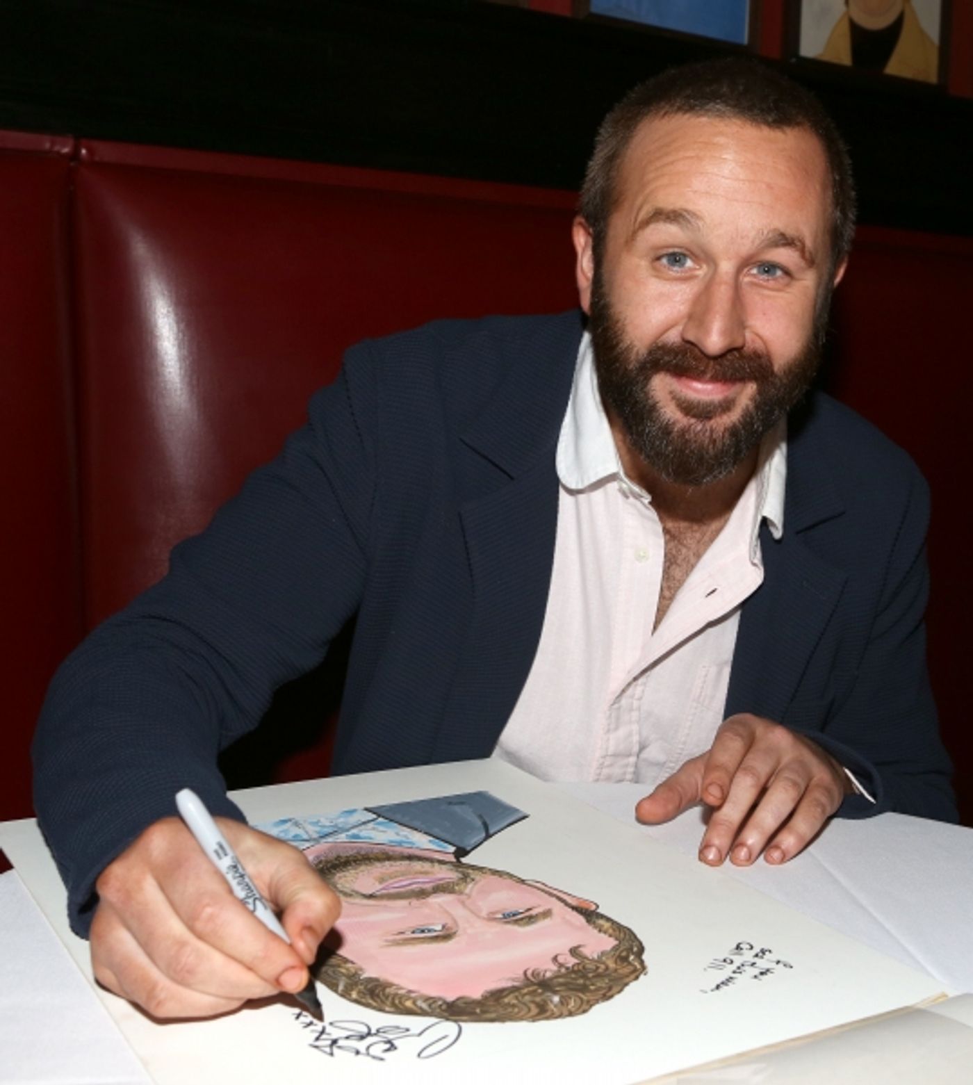 Photo Coverage: OF MICE AND MEN's James Franco, Chris O'Dowd & More Get Sardi's Caricatures  Image