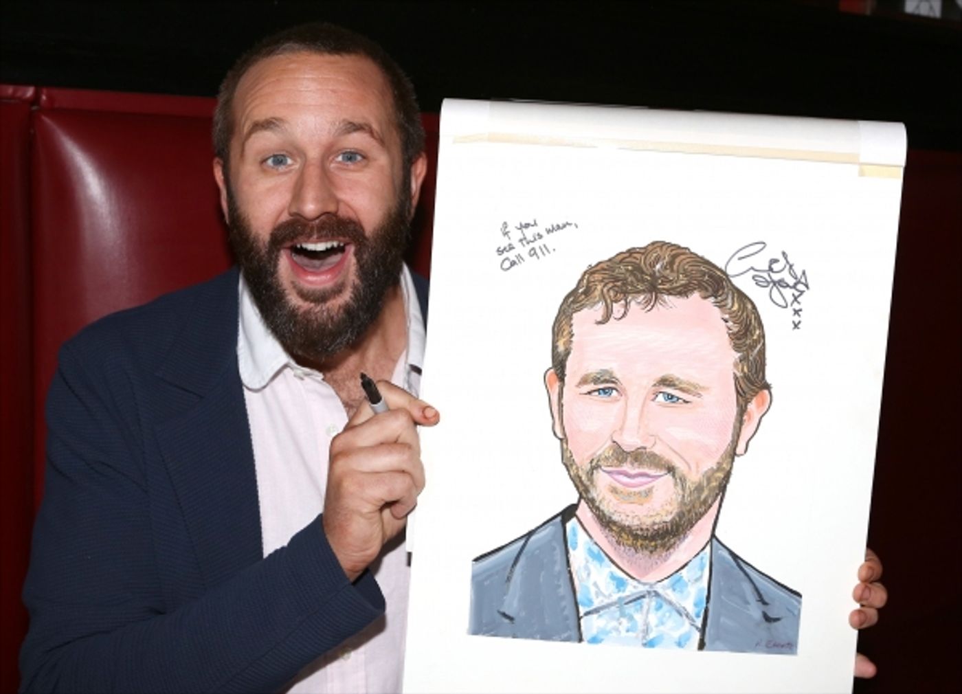 Photo Coverage: OF MICE AND MEN's James Franco, Chris O'Dowd & More Get Sardi's Caricatures  Image